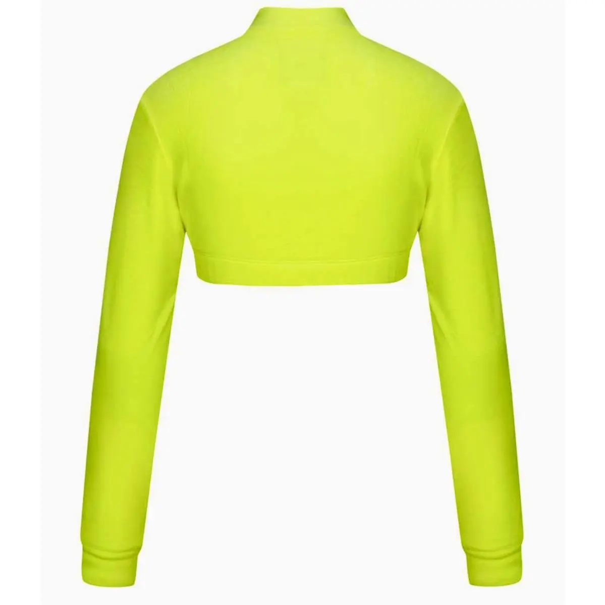 Adidas clothing - Adidas X Jeremy Scott Velour Cropped Track Top - H50968 - Yellow 11