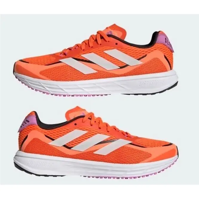 Adidas Adizero SL20.3 M GX6671 Impact Orange/white Men`s Running Shoes Sz 12