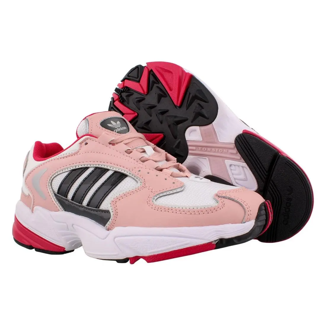 Adidas shoes - White/Pink/Red/Black, Main: Pink 4