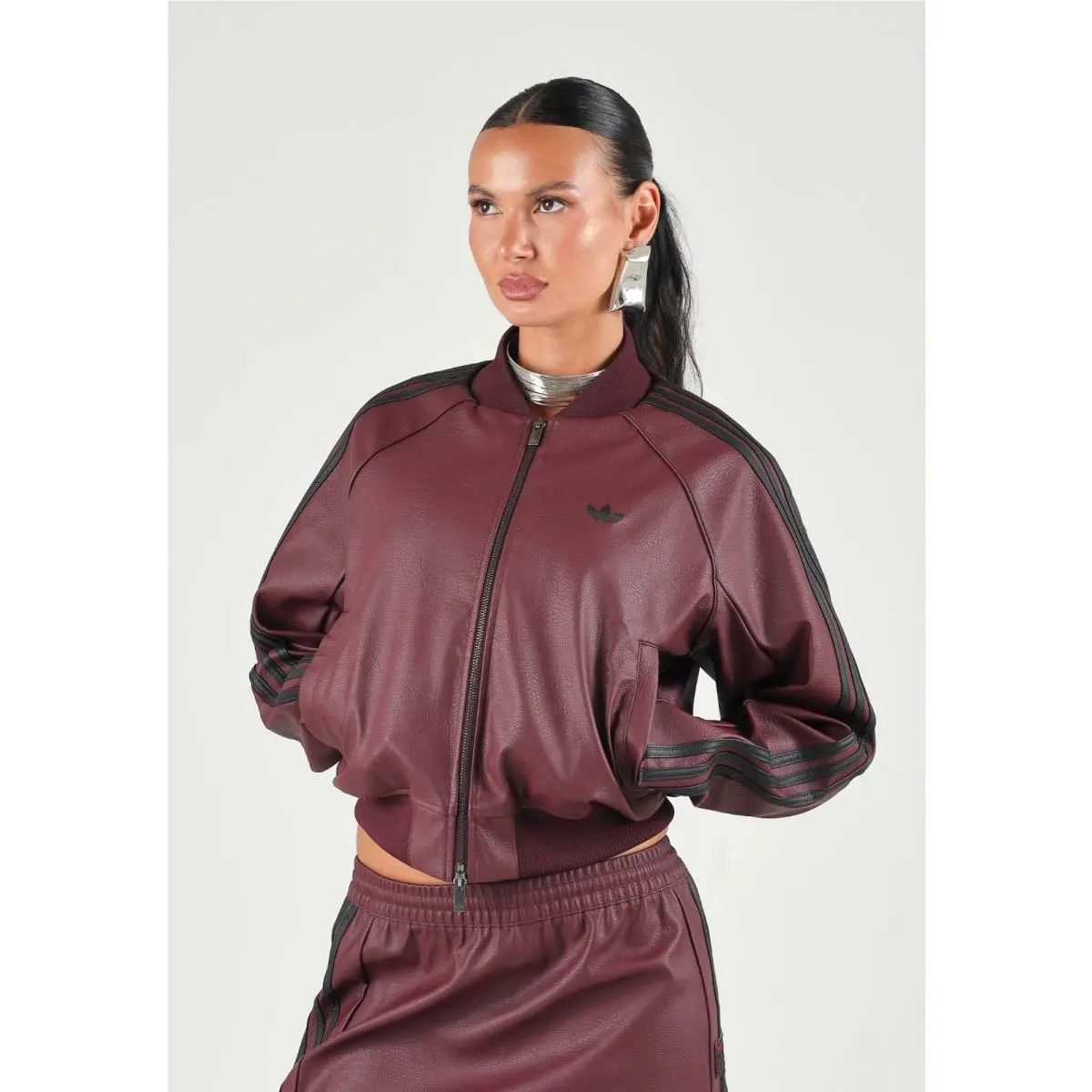 Adidas clothing - adidas Firebird - Firebird - KT0054 - Maroon / Black / Dark Football Gold 6