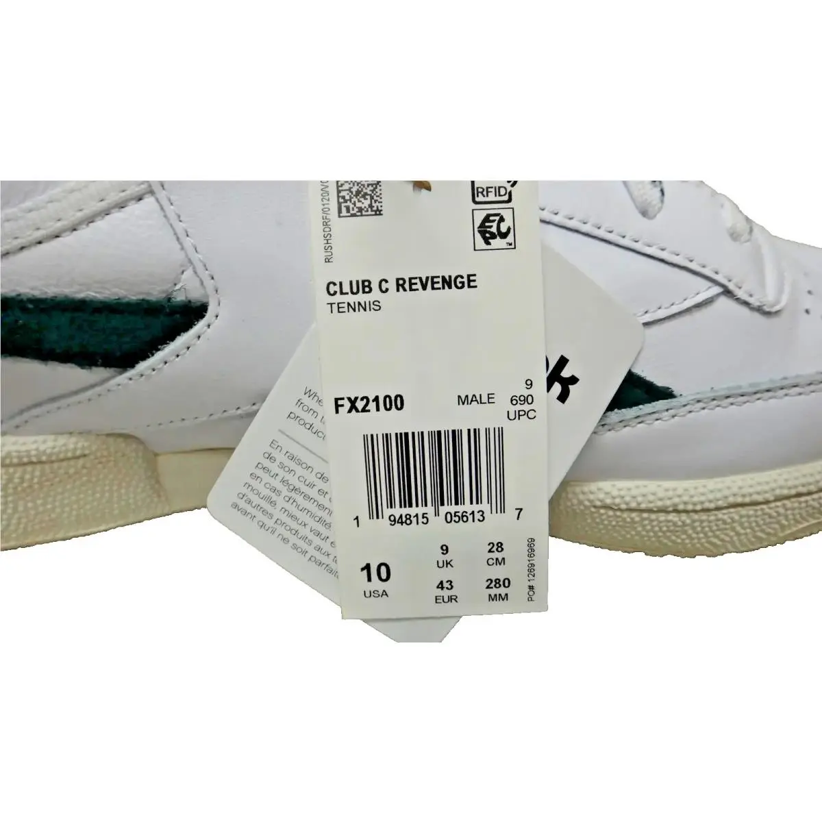 Reebok shoes - Reebok Club C Revenge - Club Revenge - FX2100 - White 8