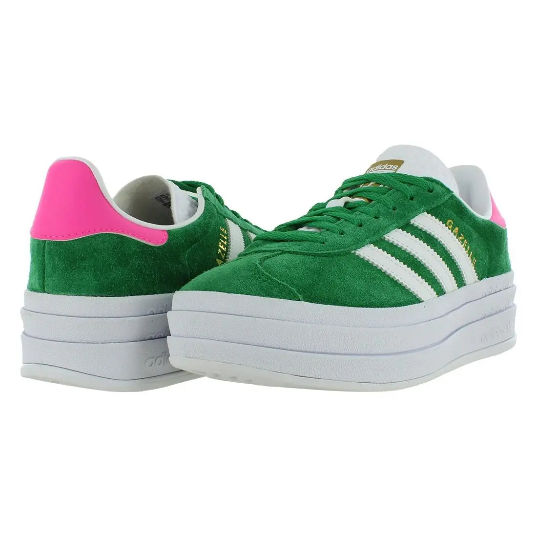 Adidas shoes - Green/Footwear White/Lucid Pink, Main: Green 3