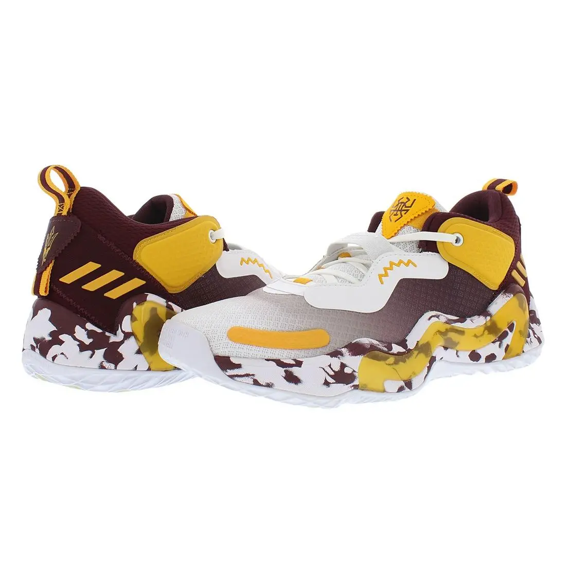 Adidas shoes - Burgundy/Yellow/White, Main: Red 0