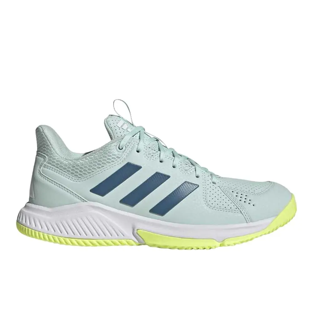 Adidas Court Flight Womens Green Sneakers Athletic Shoes KJ3683