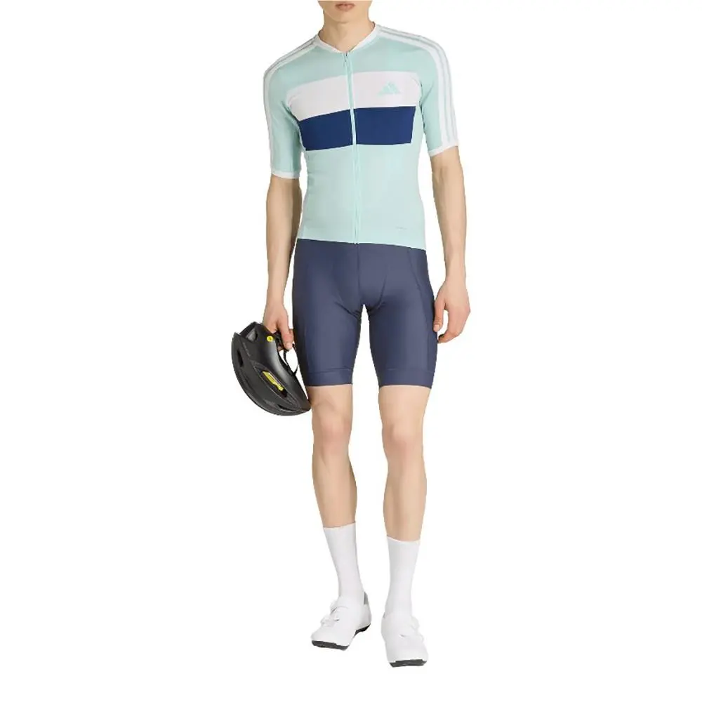 Adidas clothing - adidas Tempo Merino Cycling Jersey - SB1158-KB9576 - Blue 8
