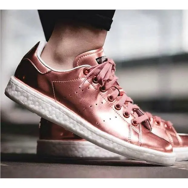 Adidas shoes - adidas Stan Smith Boost - Stan Smith Boost - BB0107 - bronze copper metallic white 6