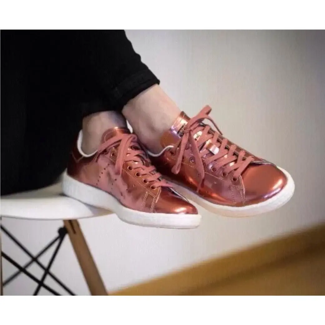 Adidas shoes - adidas Stan Smith Boost - Stan Smith Boost - BB0107 - bronze copper metallic white 11