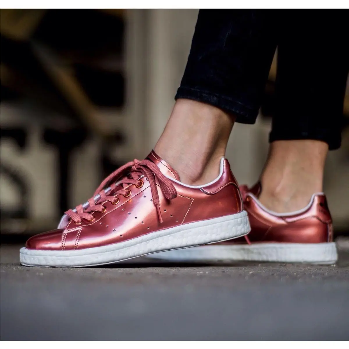 Adidas shoes - adidas Stan Smith Boost - Stan Smith Boost - BB0107 - bronze copper metallic white 16