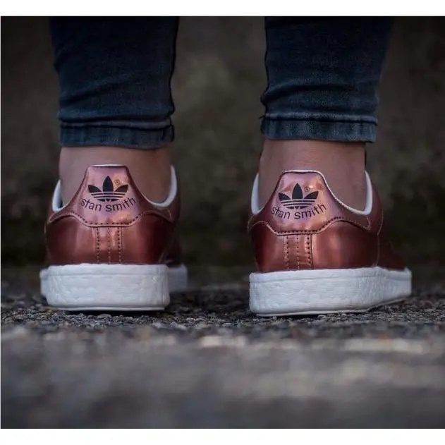 Adidas shoes - adidas Stan Smith Boost - Stan Smith Boost - BB0107 - bronze copper metallic white 18
