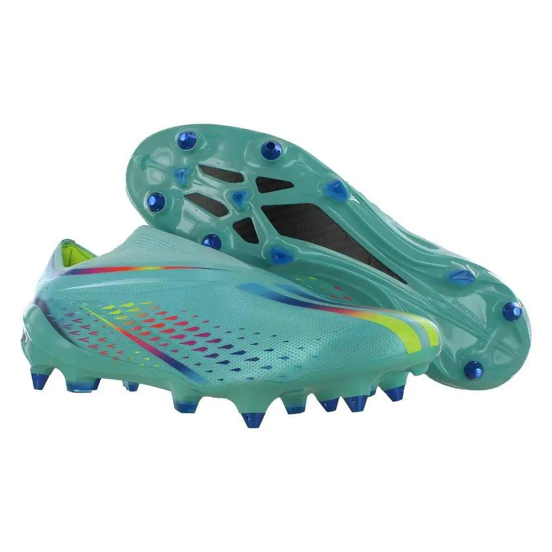 Adidas shoes - Clear Aqua/Solar Red/Power Blue, Main: Blue 4
