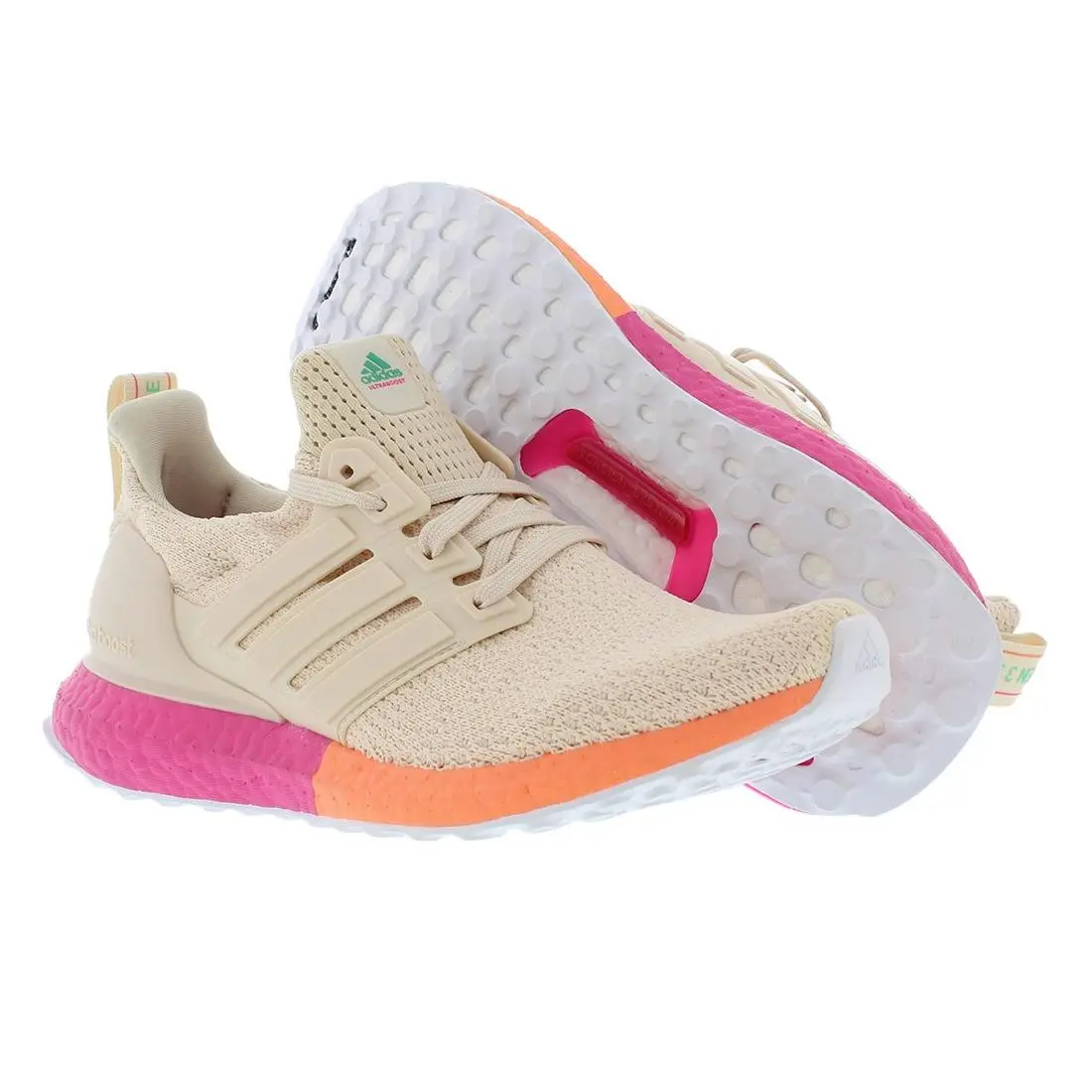 Adidas Ultraboost Dna Womens Shoes - Beige/Orange/Hyper Pink, Main: Beige