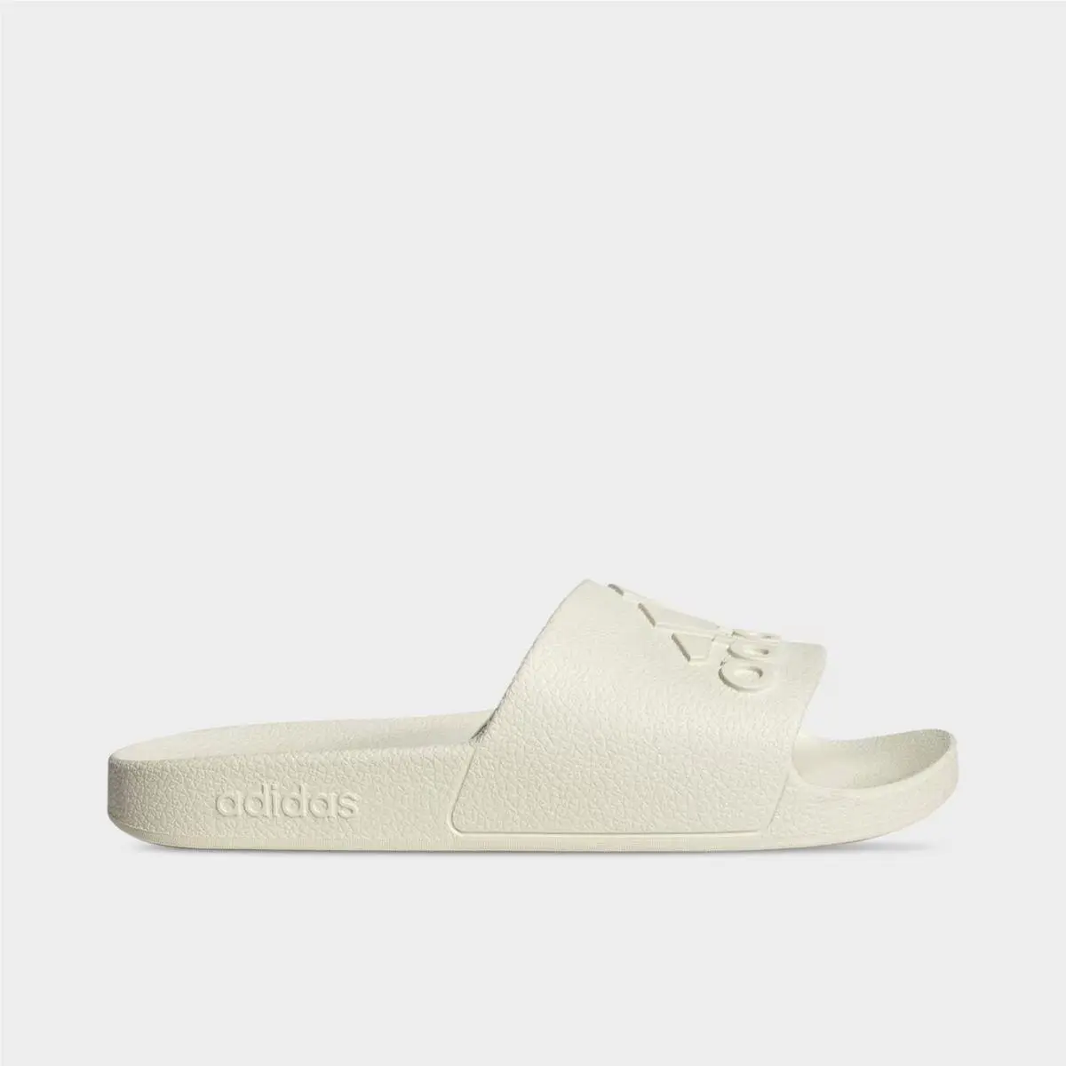Men`s  Adilette Aqua Slide Sandals Off White/off White IF7370 100 by Adidas