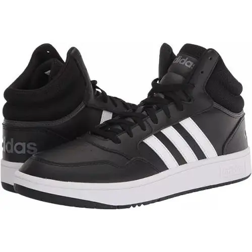 Adidas shoes - adidas Hoops Mid - Hoops Mid - Black/White/Gray 6