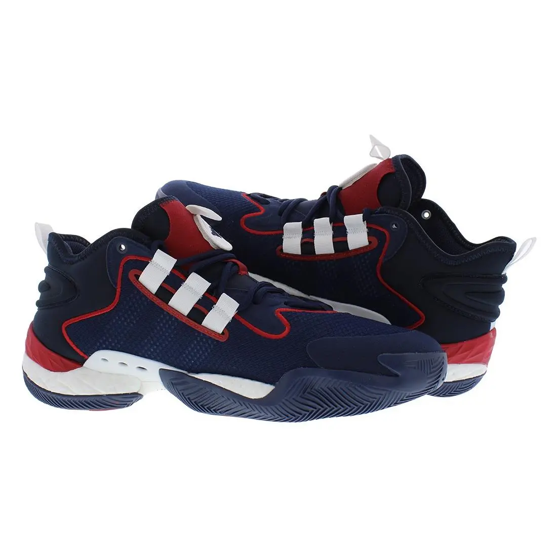 Adidas shoes - Navy Blue/Footwear White/Red, Main: Blue 4