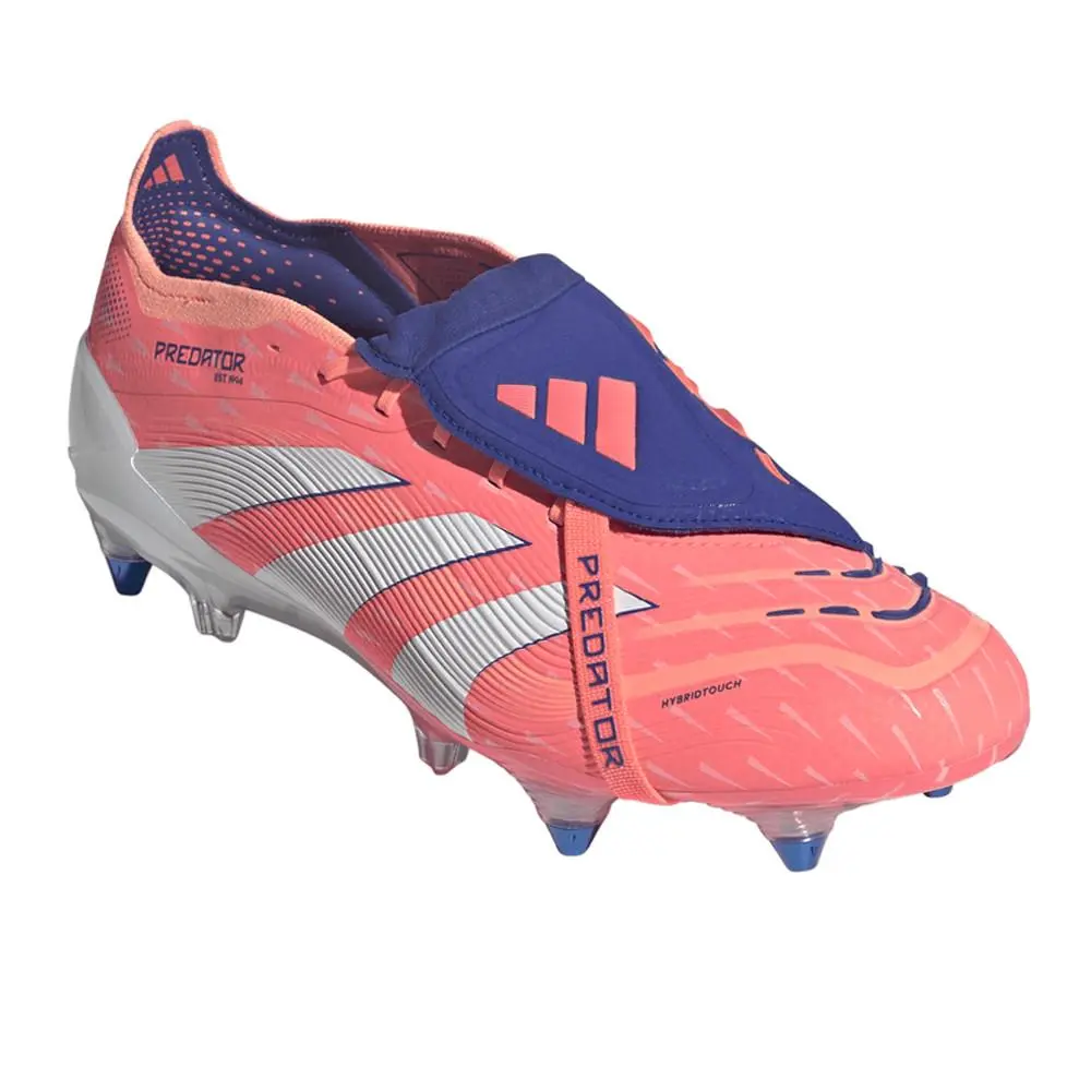 Adidas shoes - adidas Predator Elite FoldOver Tongue Soft Ground Soccer Cleats - JI1088 - Pink 8