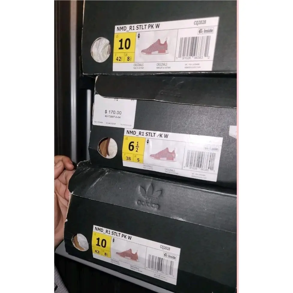 Adidas shoes - adidas NMD R1 STLT - NMD STLT - CQ2028 - Pink 7