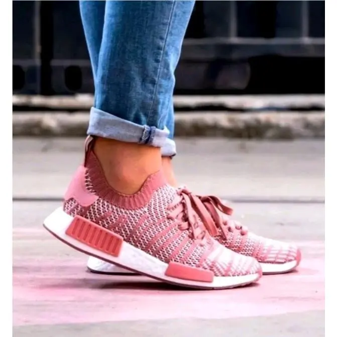 Adidas shoes - adidas NMD R1 STLT - NMD STLT - CQ2028 - Pink 8