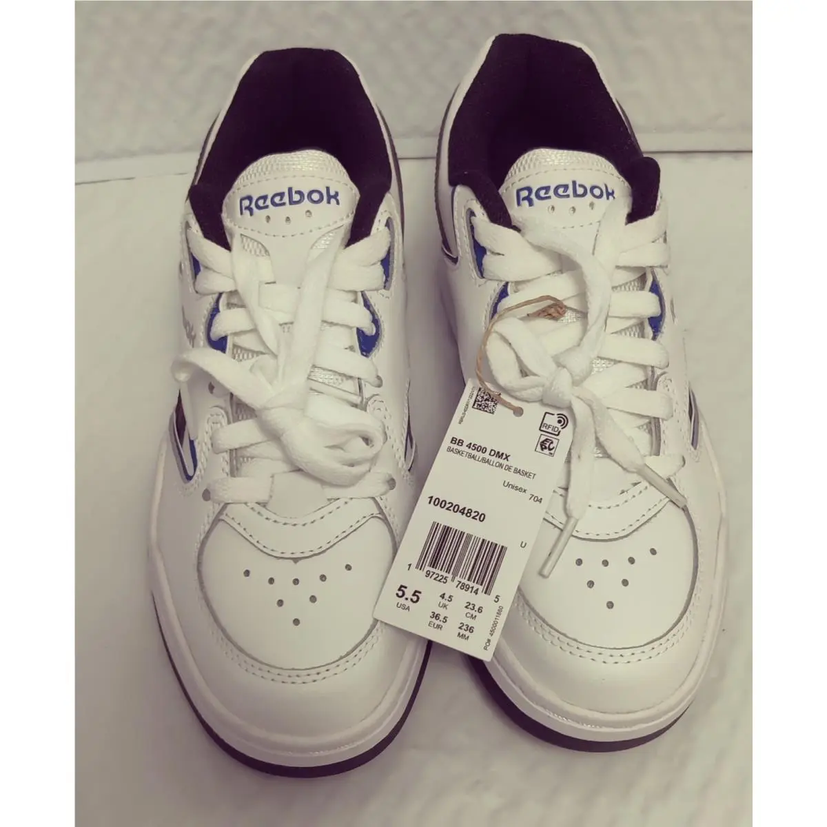 Reebok shoes - Reebok Bb4500 - 100204820 - WHITE / BLUE / BLACK 4