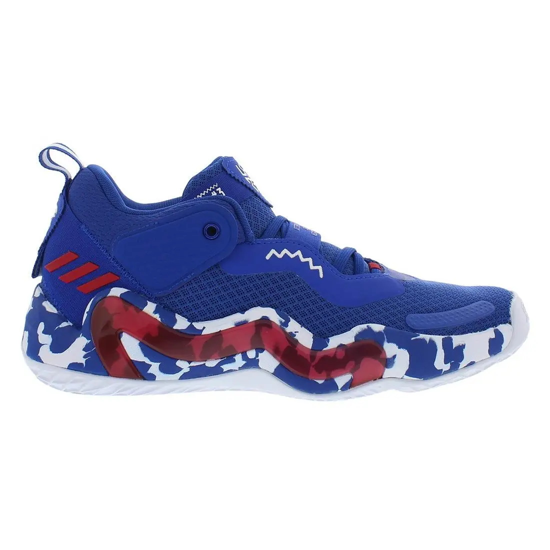 Adidas shoes - Blue/White, Main: Blue 2