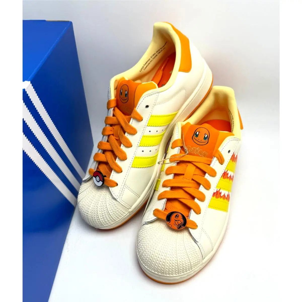 Adidas shoes - adidas Superstar II - Superstar - KI2855 - Cream White/Shock Yellow/Orange 4