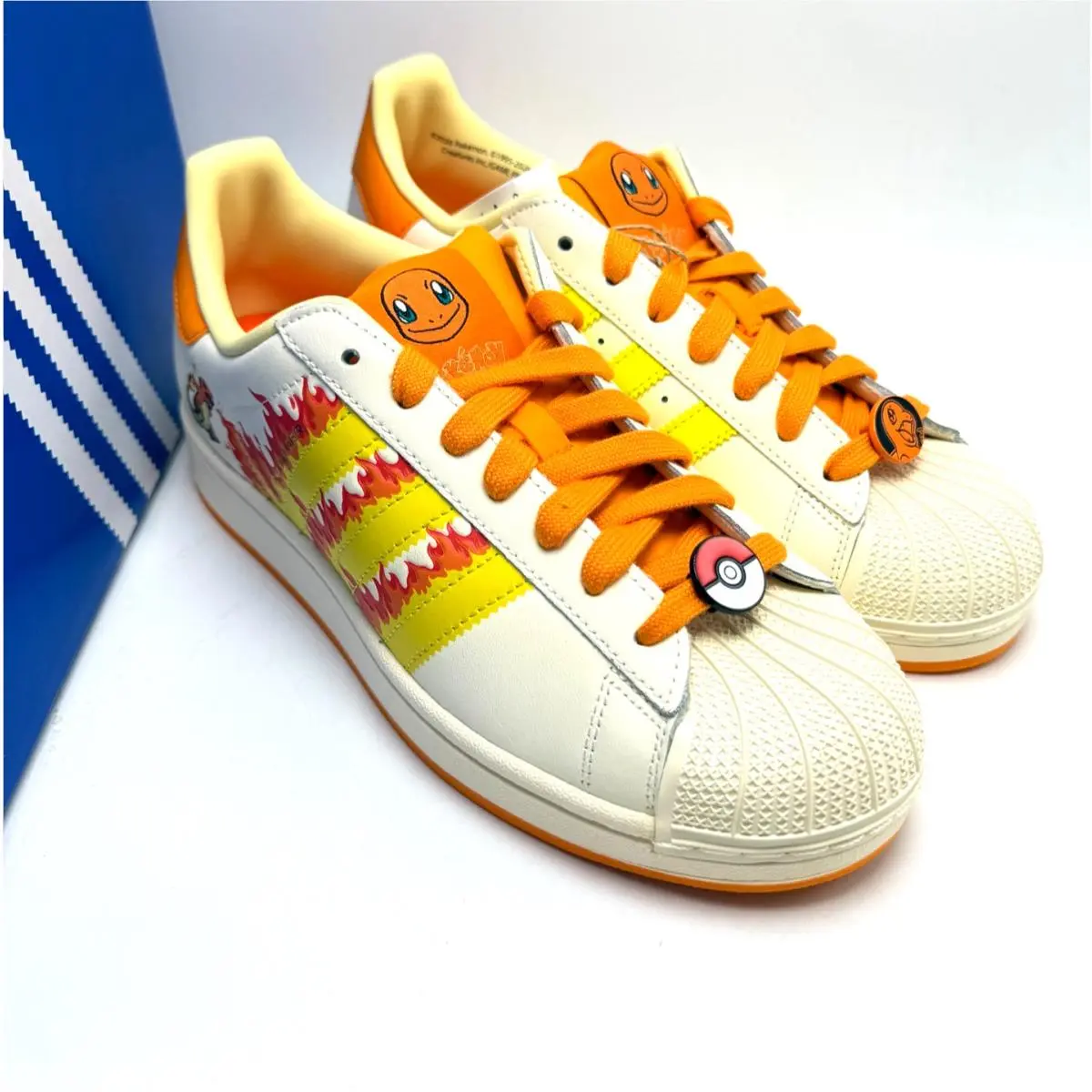 Adidas shoes - adidas Superstar II - Superstar - KI2855 - Cream White/Shock Yellow/Orange 9
