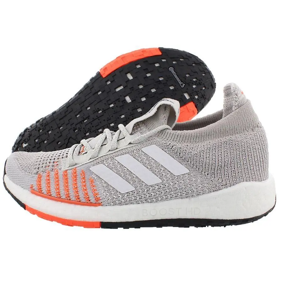 Adidas shoes - Grey/Cloud White/High Res Coral, Main: Grey 3