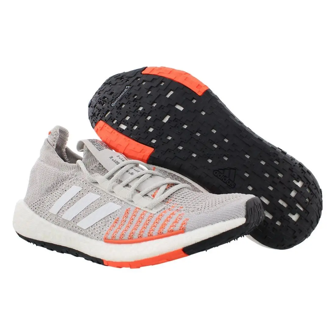 Adidas shoes - Grey/Cloud White/High Res Coral, Main: Grey 4