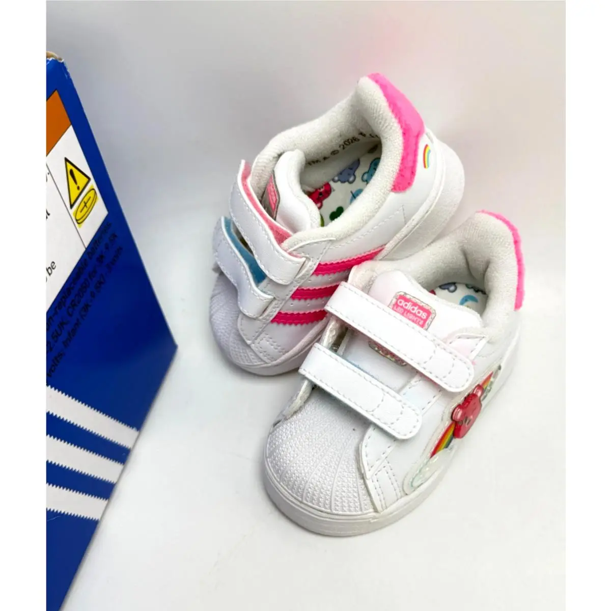 Adidas shoes - ADIDAS CARE BEARS SUPERSTAR LED LIGHTS CF I - Wonder Mauve / Cloud White / Gum 4
