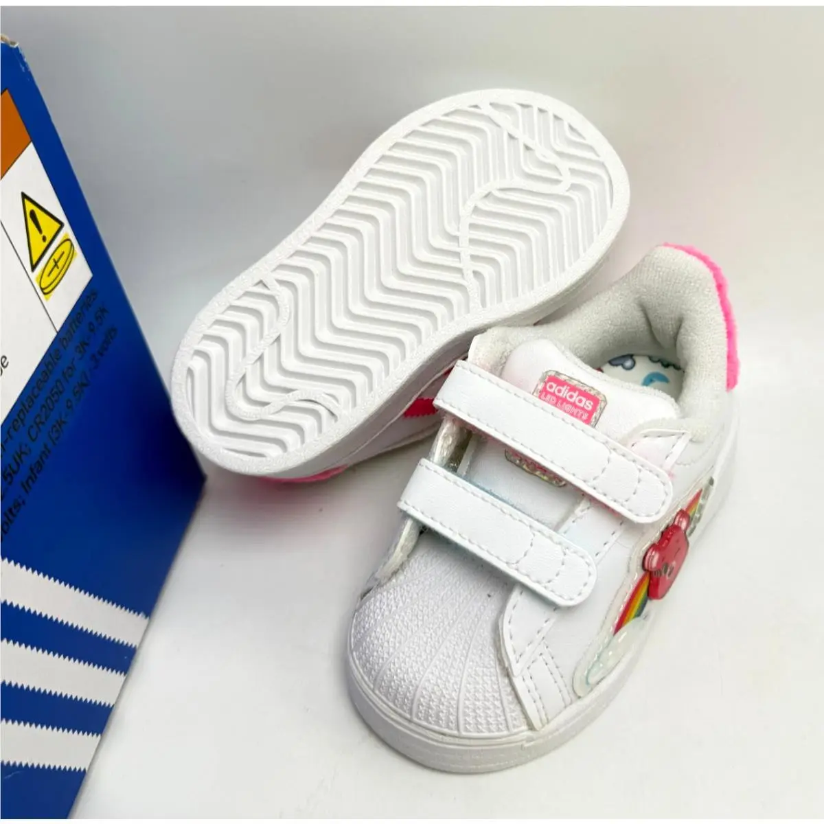 Adidas shoes - ADIDAS CARE BEARS SUPERSTAR LED LIGHTS CF I - Wonder Mauve / Cloud White / Gum 5