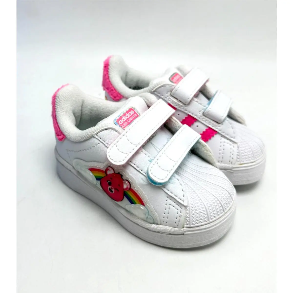 Adidas shoes - ADIDAS CARE BEARS SUPERSTAR LED LIGHTS CF I - Wonder Mauve / Cloud White / Gum 9