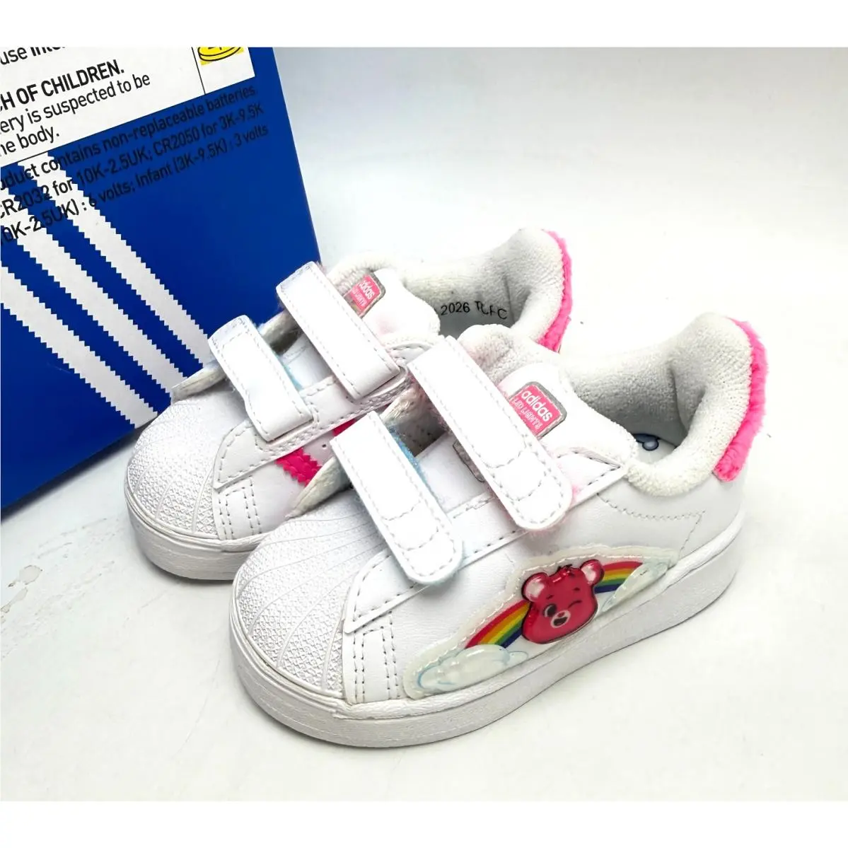 Adidas shoes - ADIDAS CARE BEARS SUPERSTAR LED LIGHTS CF I - Wonder Mauve / Cloud White / Gum 6