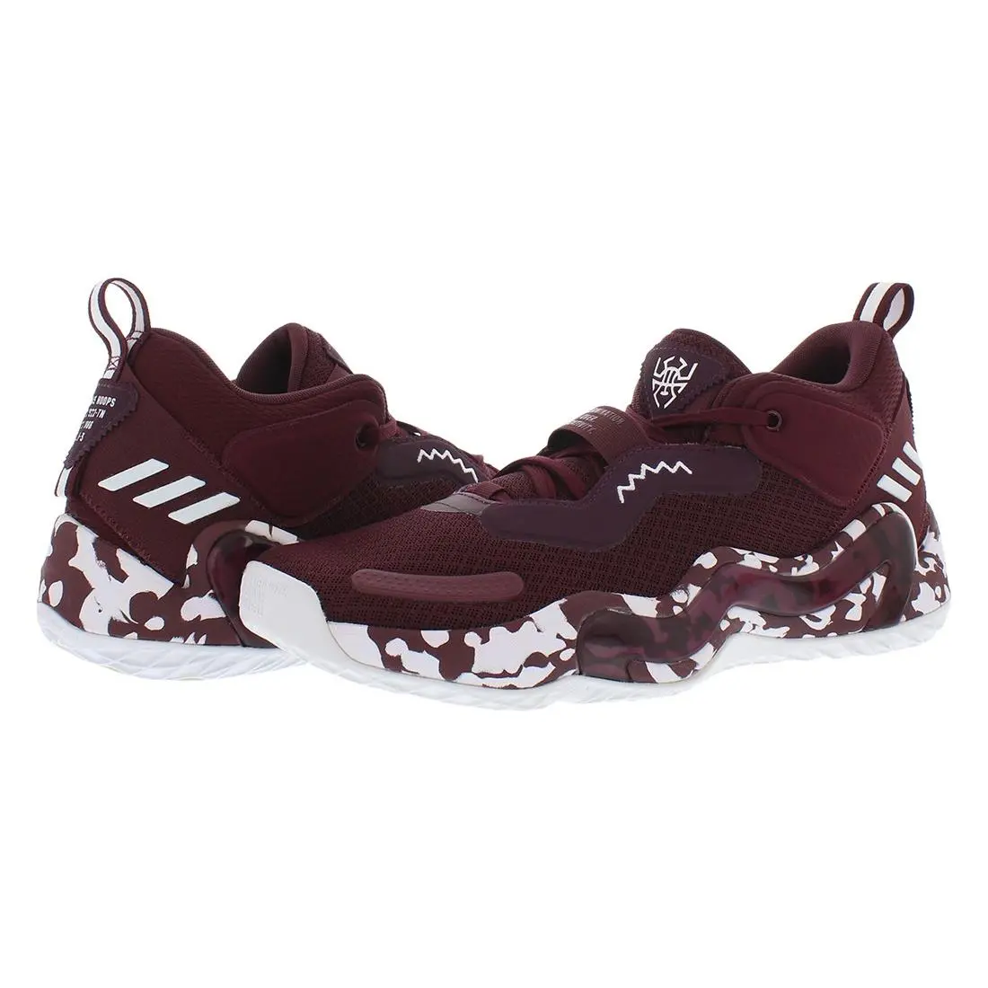 Adidas shoes - Burgundy/White, Main: Red 0