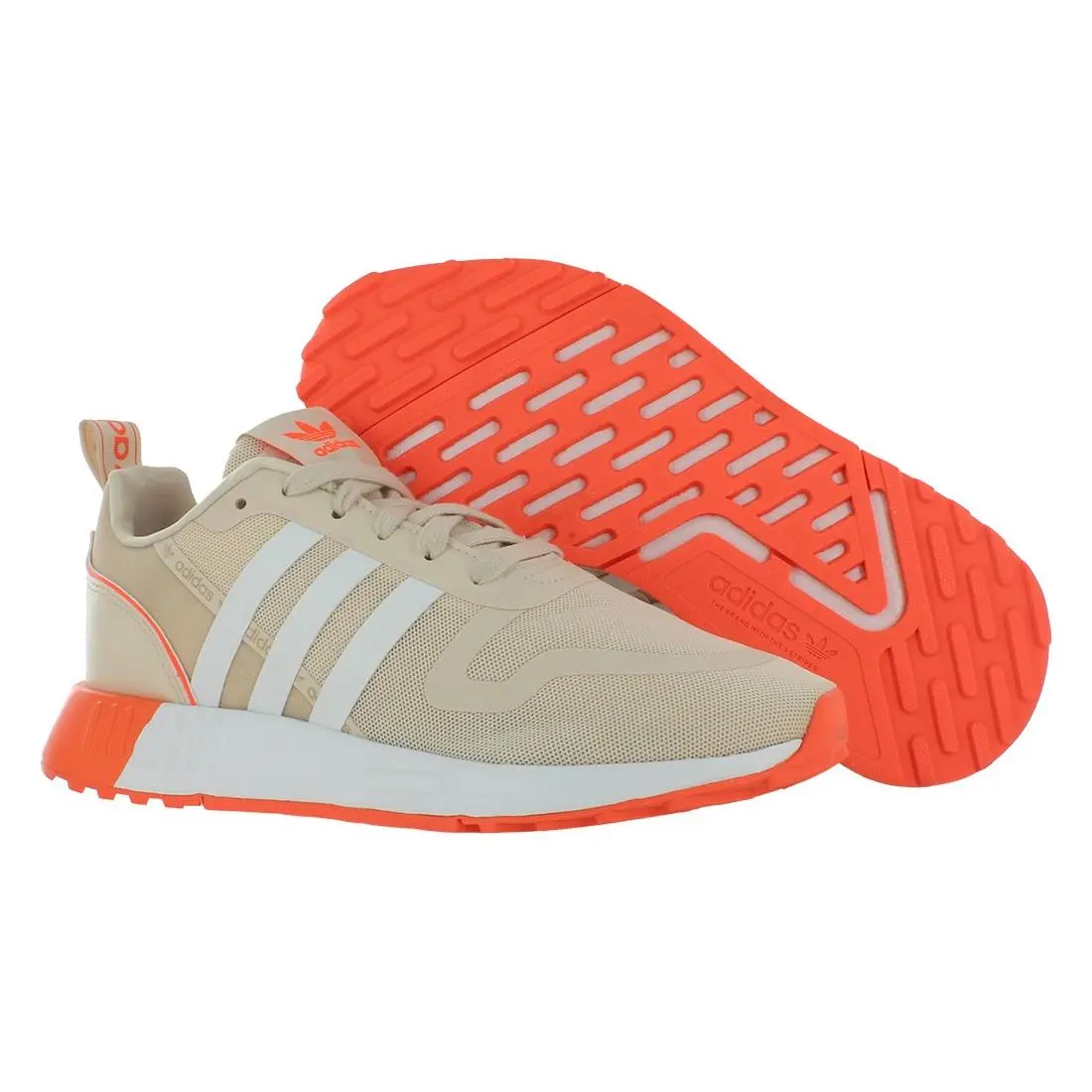 Adidas shoes - Linen/Footwear White/Solar Orange, Main: Beige 4