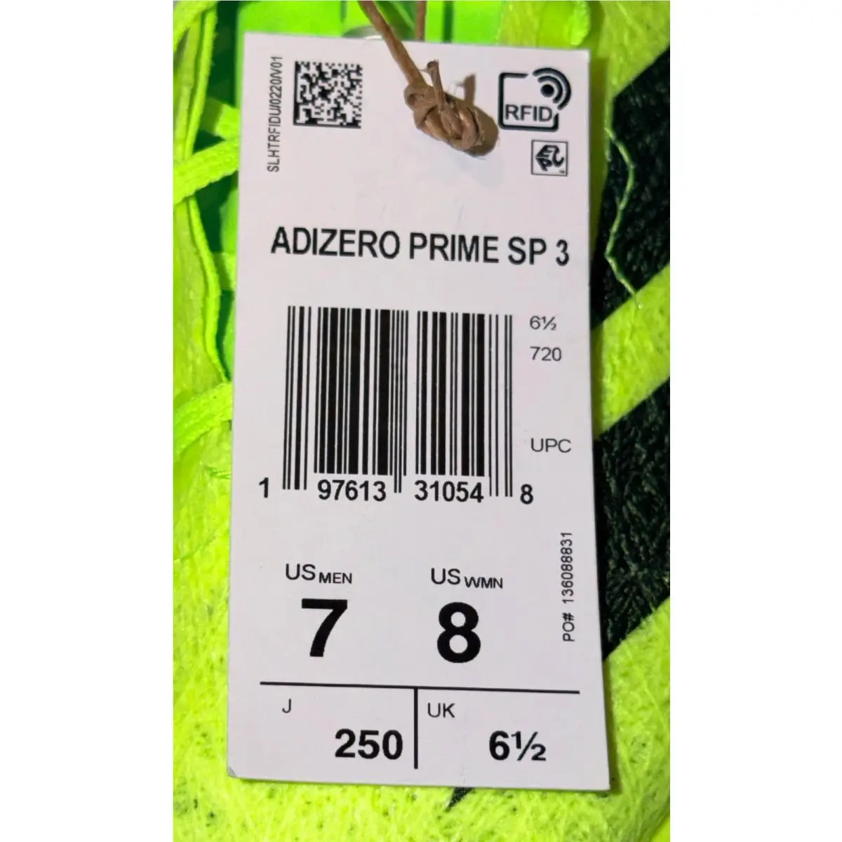 Adidas shoes - adidas Adizero Prime SP 3 Strung Sprint Track Spikes - IH5800 - Green 8