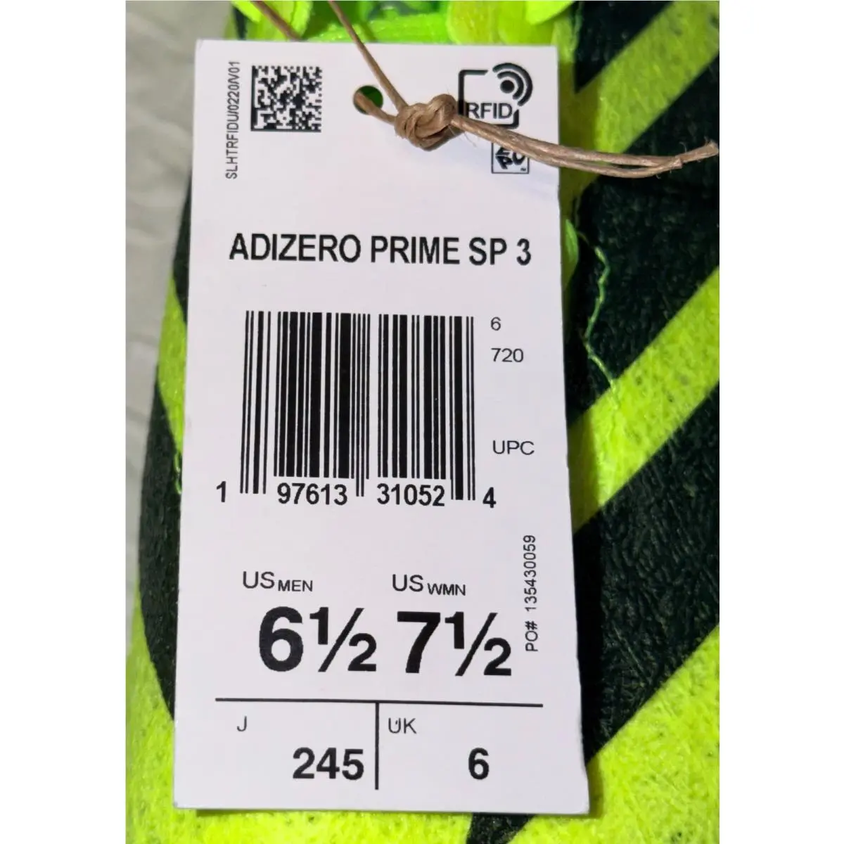 Adidas shoes - adidas Adizero Prime SP 3 Strung Sprint Track Spikes - IH5800 - Green 7