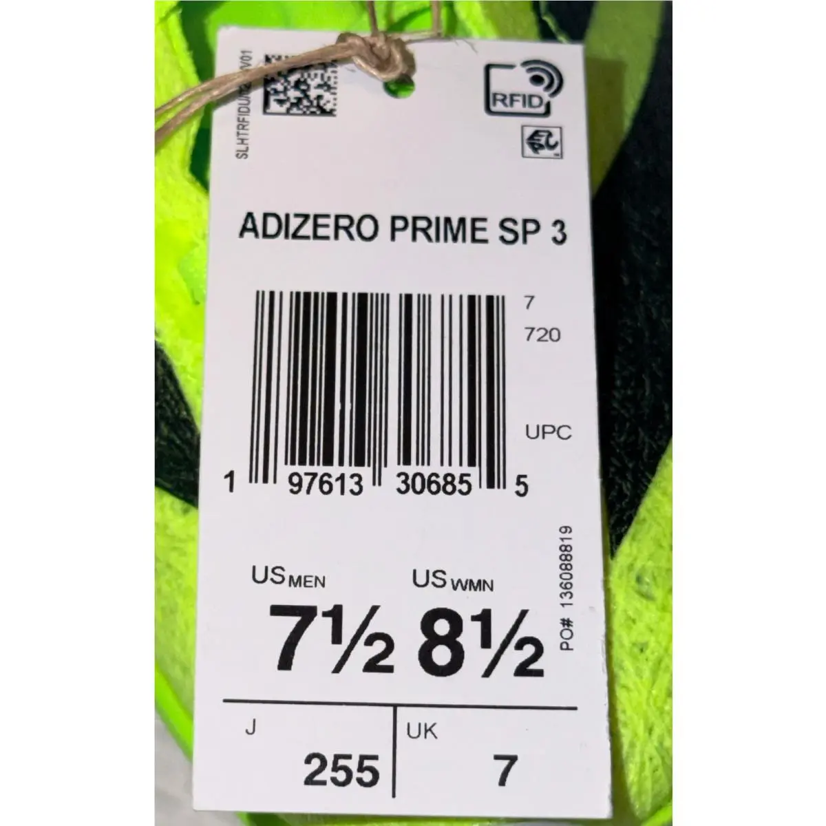Adidas shoes - adidas Adizero Prime SP 3 Strung Sprint Track Spikes - IH5800 - Green 23