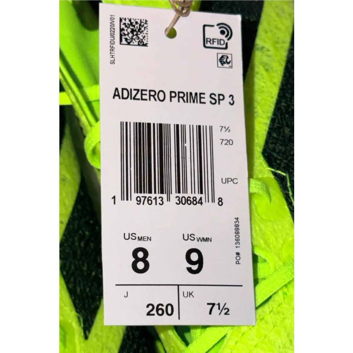 Adidas shoes - adidas Adizero Prime SP 3 Strung Sprint Track Spikes - IH5800 - Green 24
