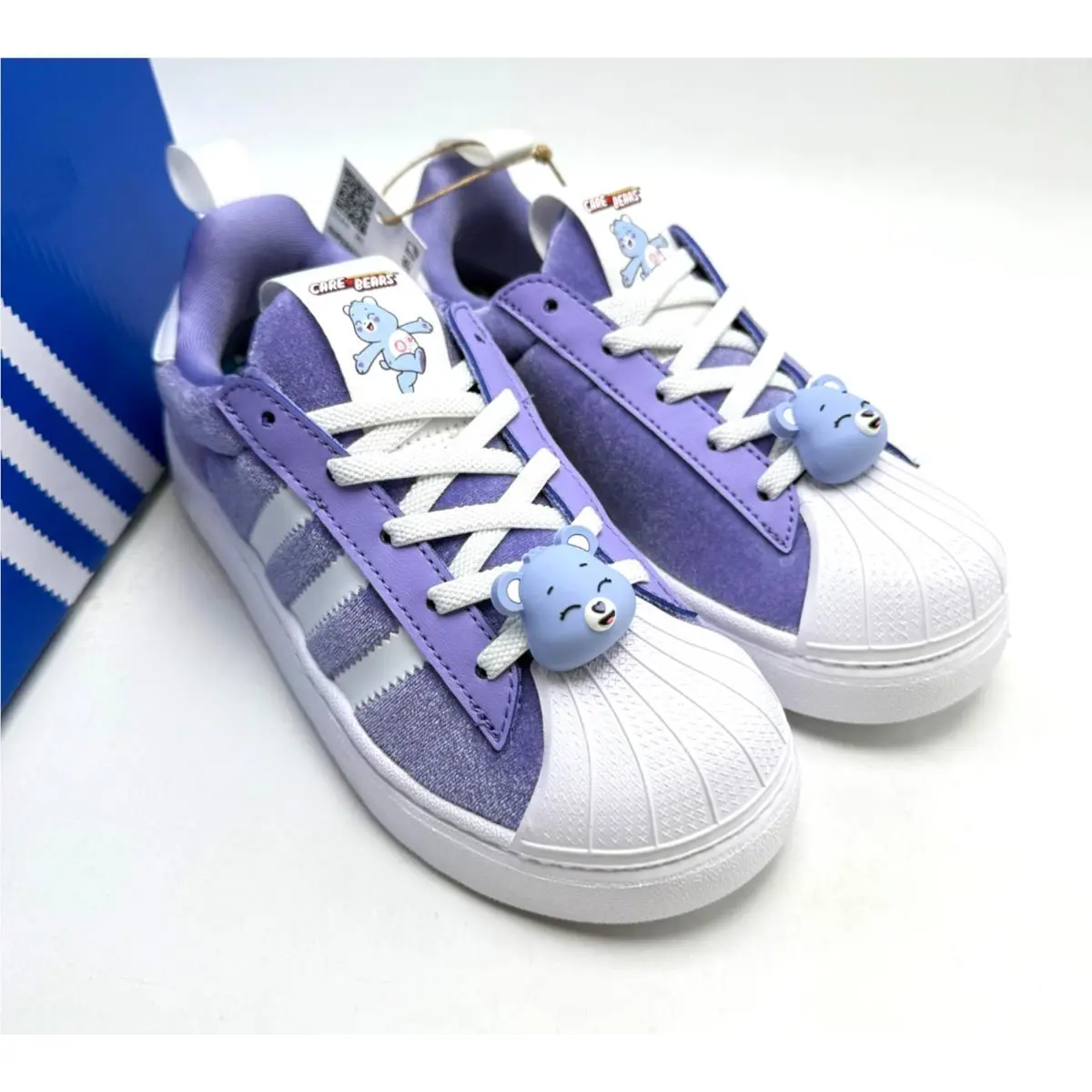 Adidas shoes - CARE BEARS SUPERSTAR QUICKON K - Light Purple / Cloud White / Core Black 2