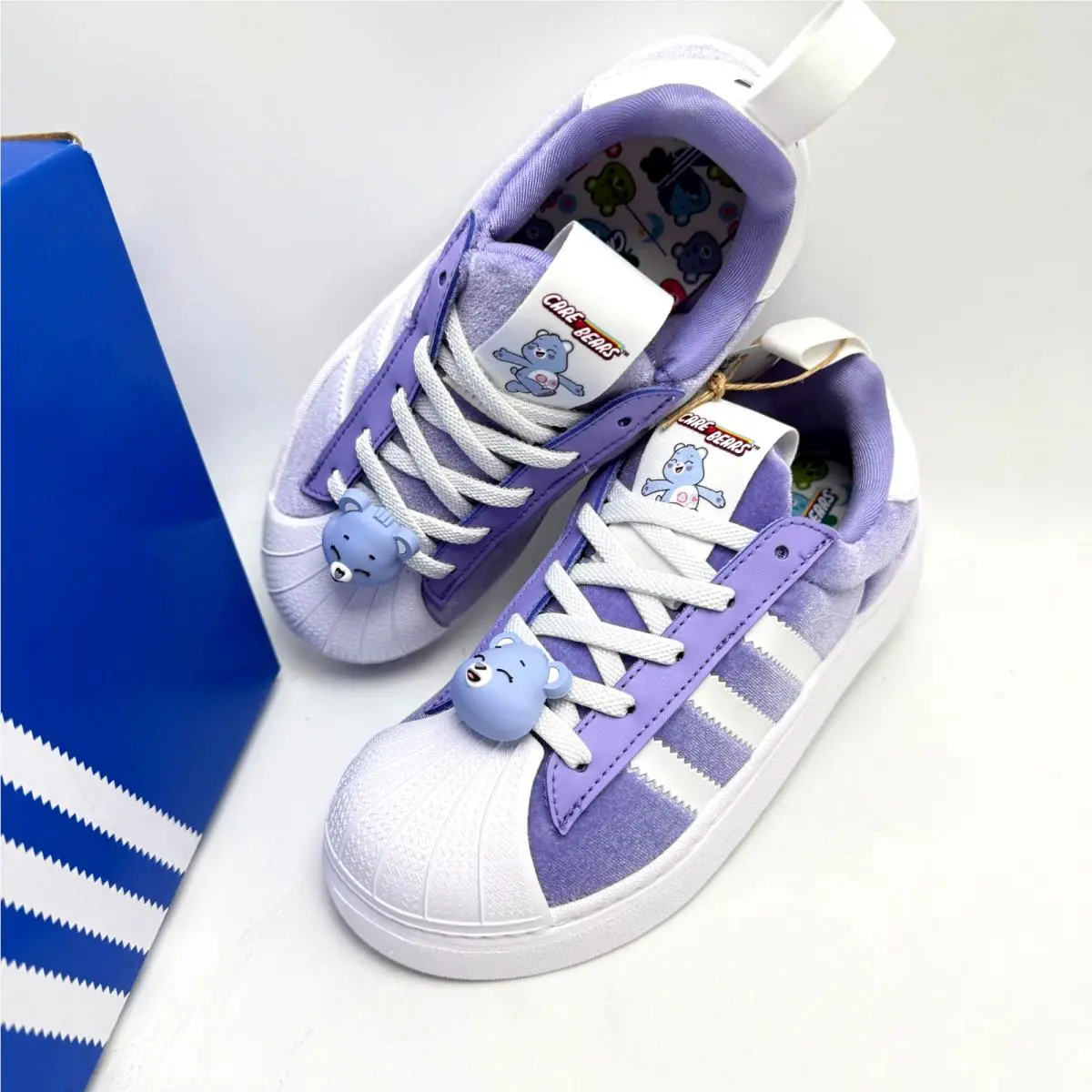 Adidas shoes - CARE BEARS SUPERSTAR QUICKON K - Light Purple / Cloud White / Core Black 4