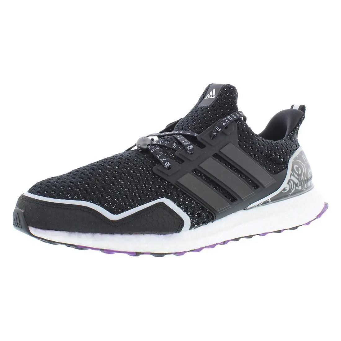 Adidas shoes - Core Black/Footwear White/Tribe Purple, Main: Black 4