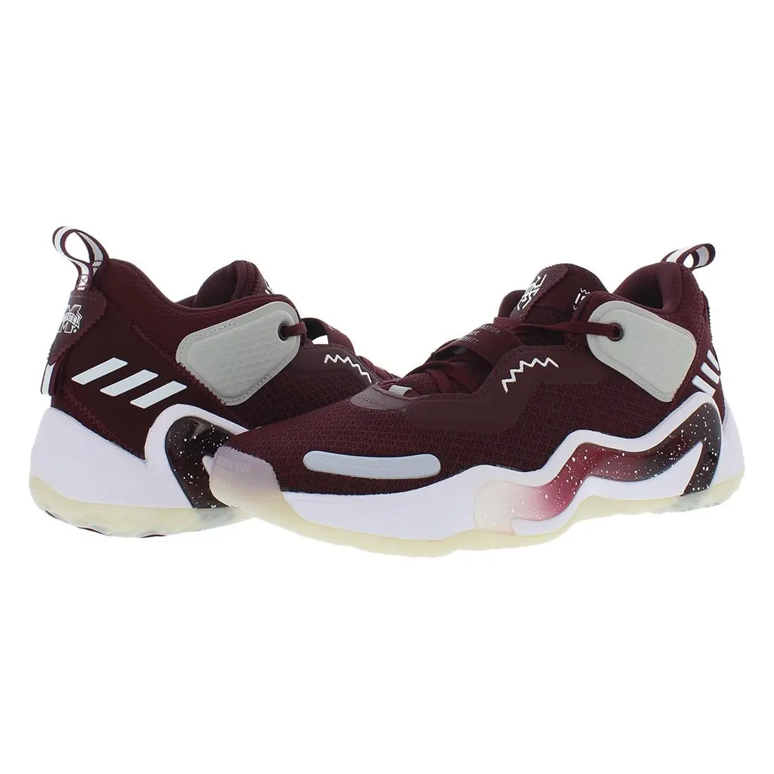 Adidas shoes - Burgundy/White, Main: Red 0