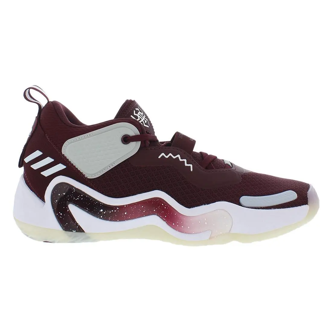 Adidas shoes - Burgundy/White, Main: Red 3