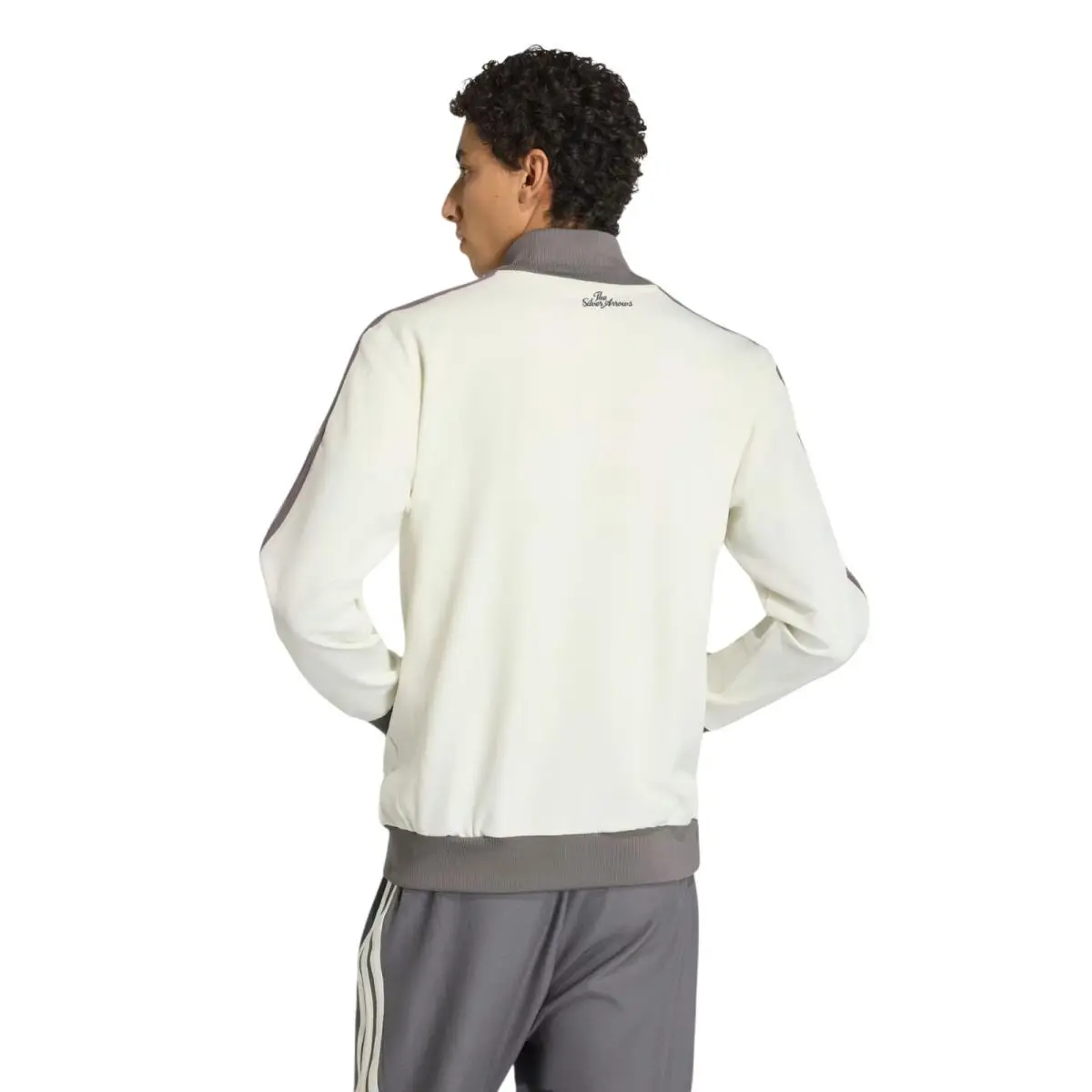 Adidas clothing - Adidas Mercedes AMG Petronas F1 Team Silver Arrows Track Top - KE8270 - Off White 8
