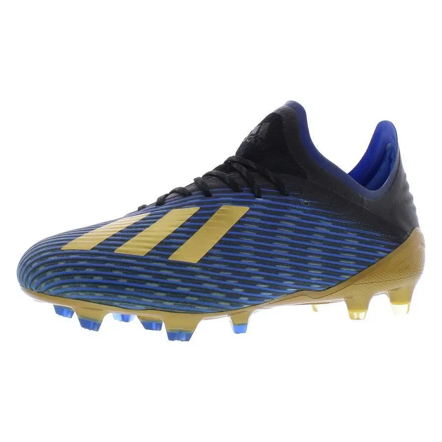 Adidas shoes - Core Black/Gold Metallic/Football Blue, Main: Blue 3