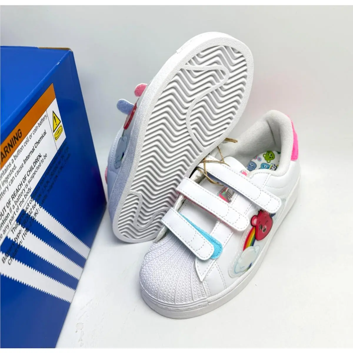 Adidas shoes - ADIDAS Superstar LED Lights C - Cloud White / Lucid Pink / Bliss Pink 5