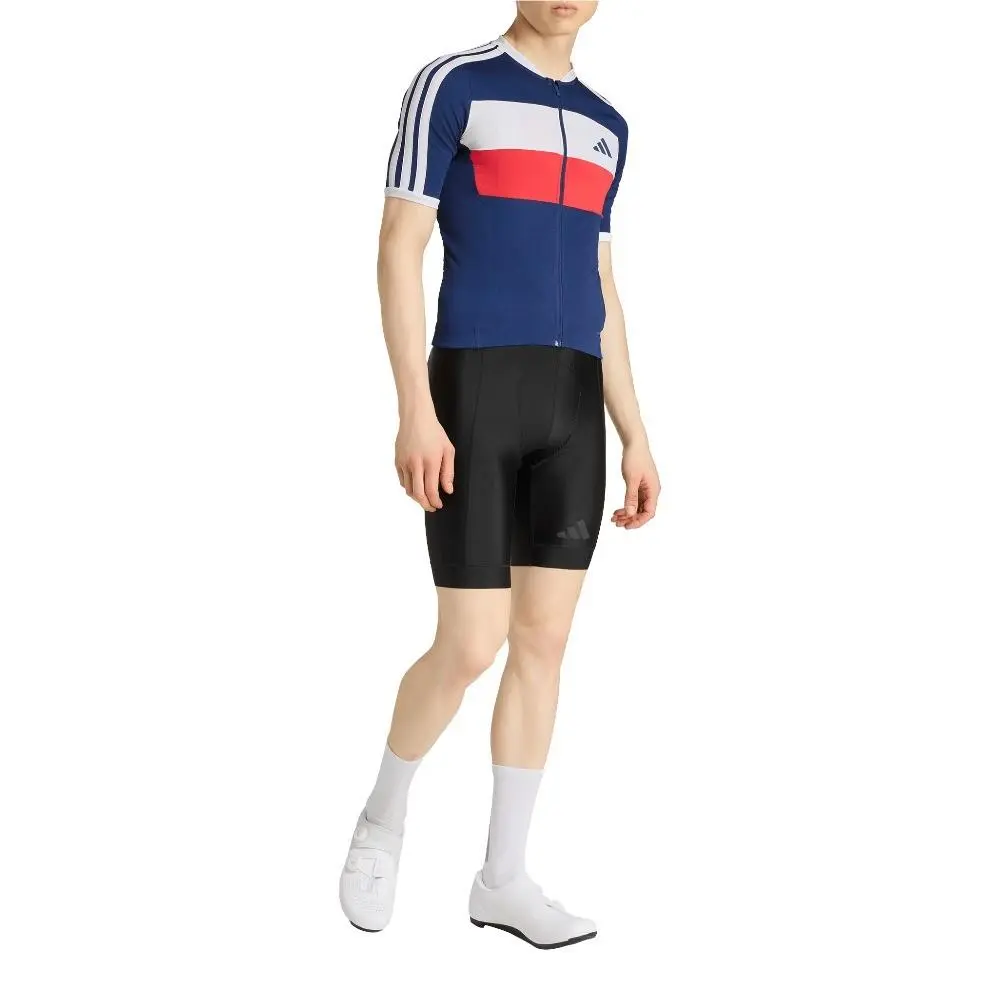Adidas clothing - adidas Tempo Merino Cycling Jersey - SB1158-JZ6780 - Blue 3