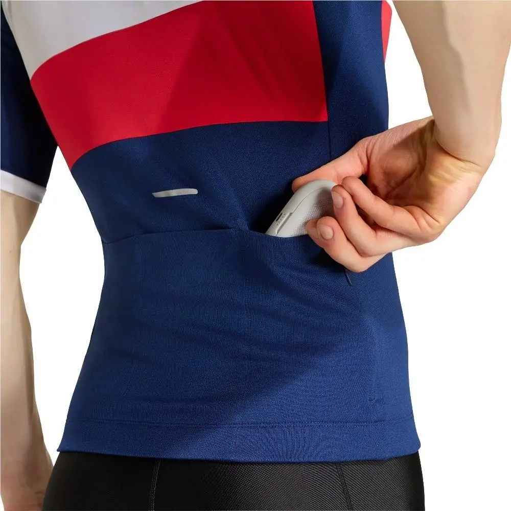 Adidas clothing - adidas Tempo Merino Cycling Jersey - SB1158-JZ6780 - Blue 4