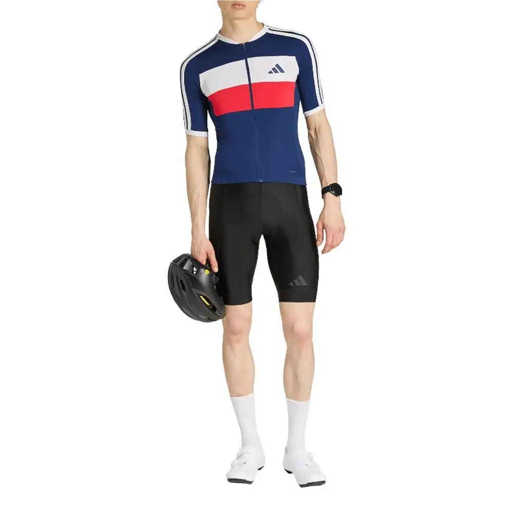 Adidas clothing - adidas Tempo Merino Cycling Jersey - SB1158-JZ6780 - Blue 8