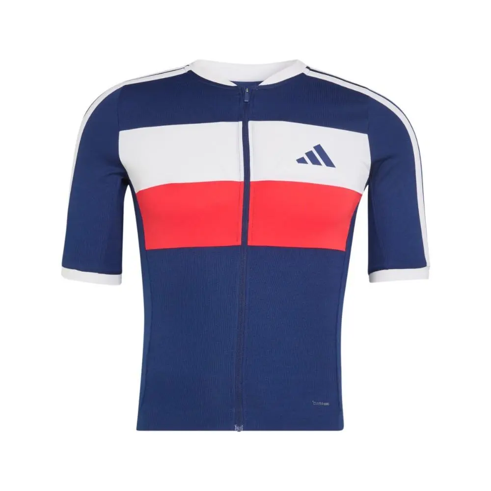 Adidas clothing - adidas Tempo Merino Cycling Jersey - SB1158-JZ6780 - Blue 5
