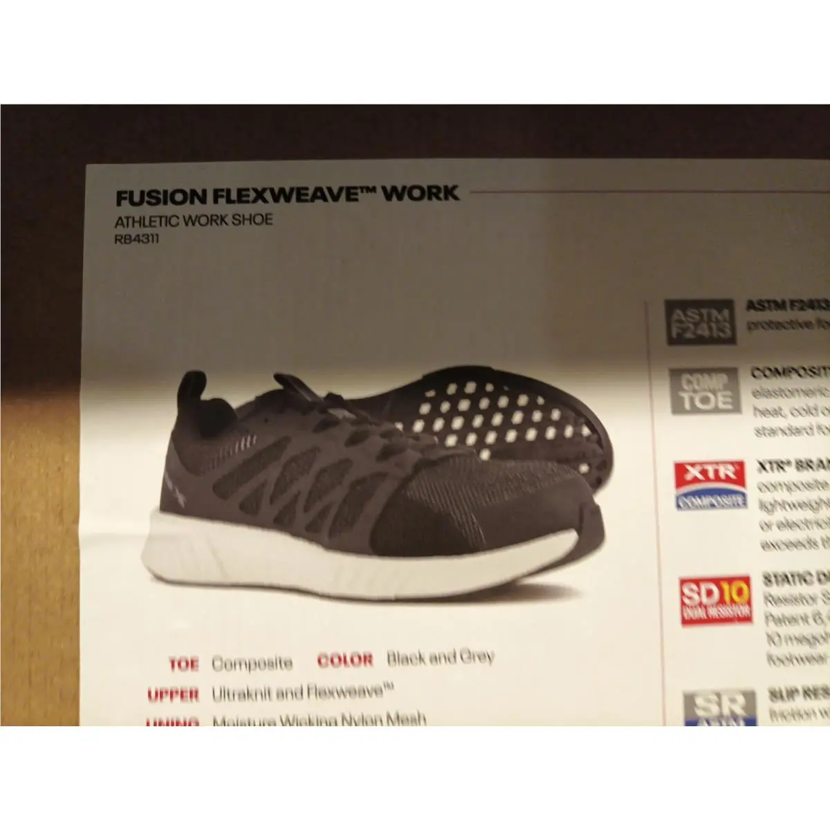 Reebok shoes - Reebok Work - Work - Black/White 0
